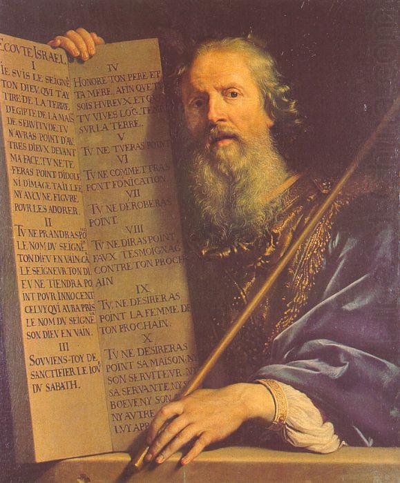 Moses with the Ten Commandments, Philippe de Champaigne